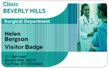 Hospital Visitor card
