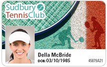 Club membership cards - Tennis