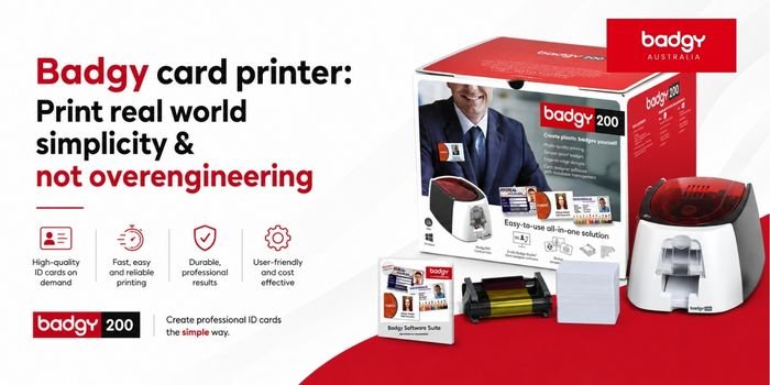 Badgy card printer Print real world simplicity & not overengineering
