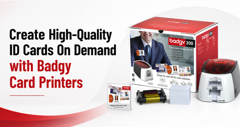 Create High-Quality ID Cards On Demand with Badgy Card Printers