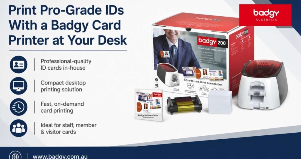 Print Pro-Grade IDs With a Badgy Card Printer at Your Desk